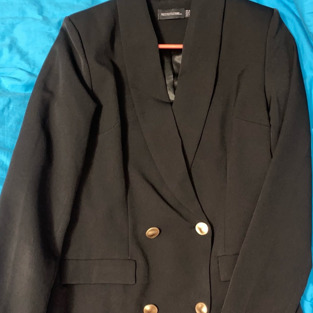 Suit styled dress